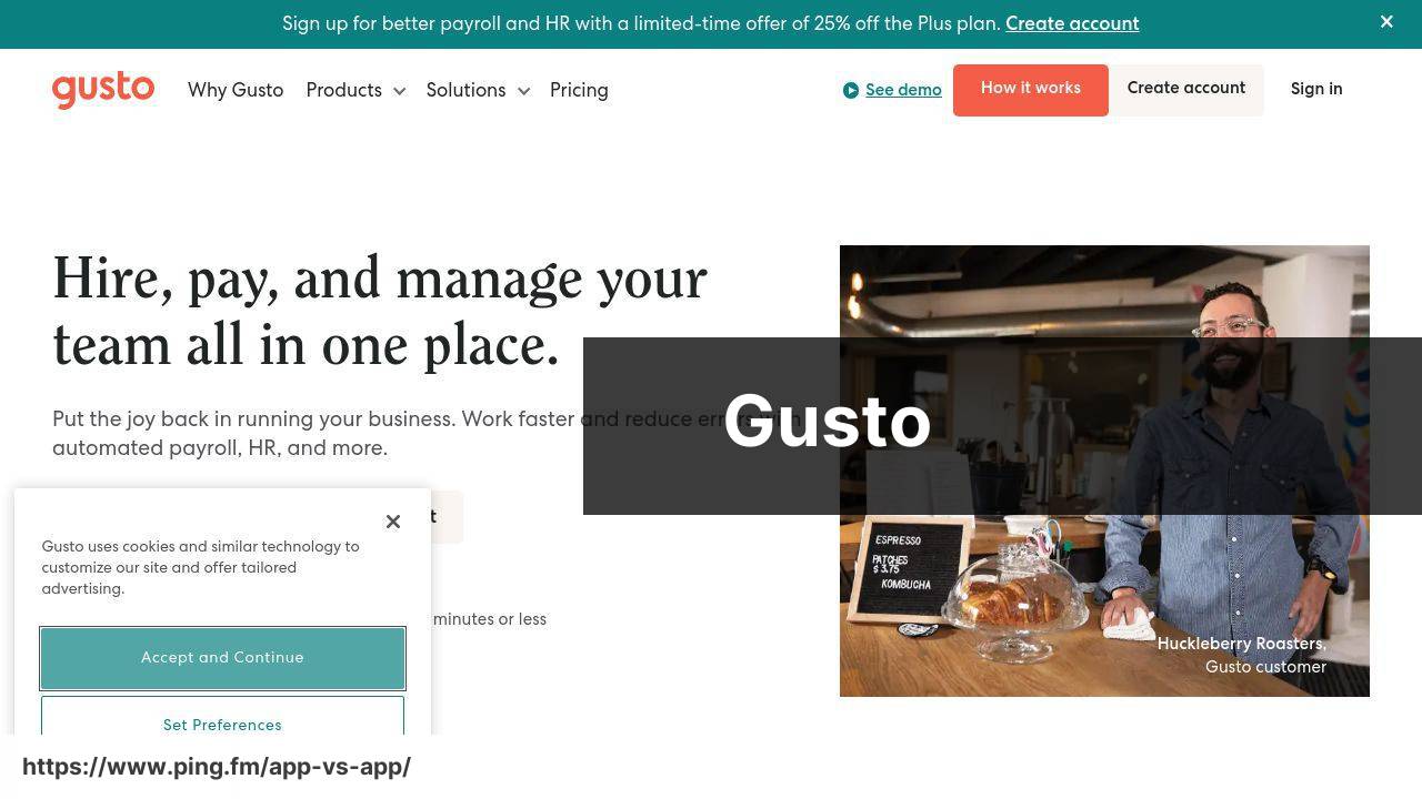 Gusto screenshot