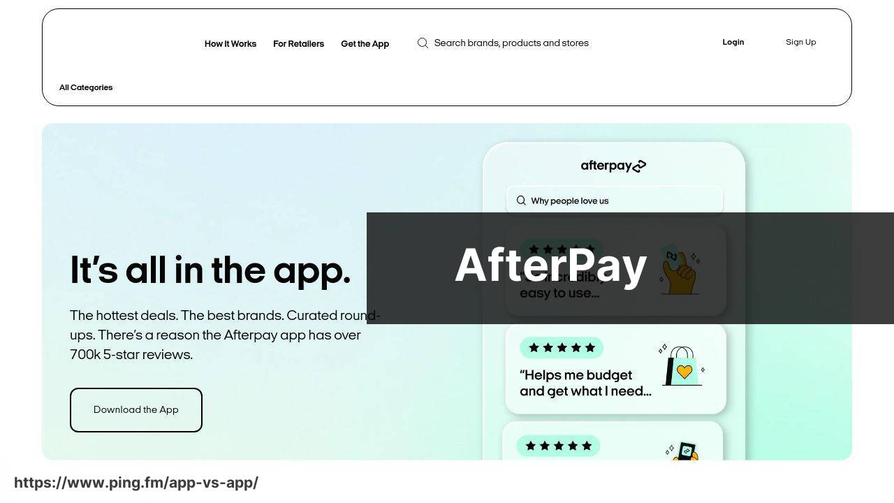 AfterPay screenshot