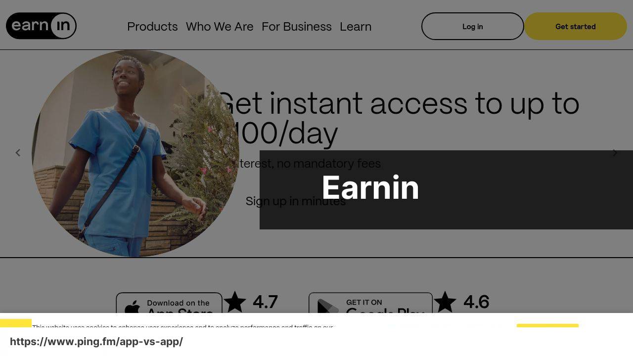 Earnin screenshot