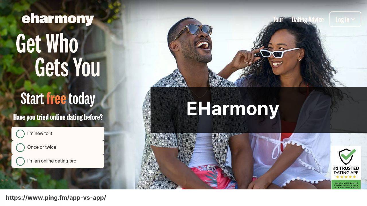 eHarmony screenshot
