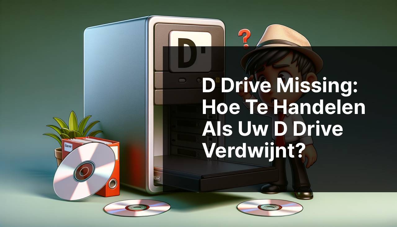 D Drive Ontbreekt: Wat te doen als je D Schijf Verdwenen is?