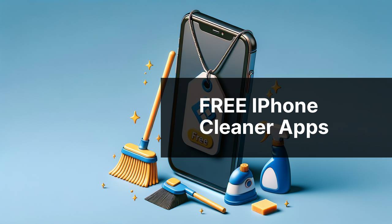 FREE iPhone Cleaner Apps 