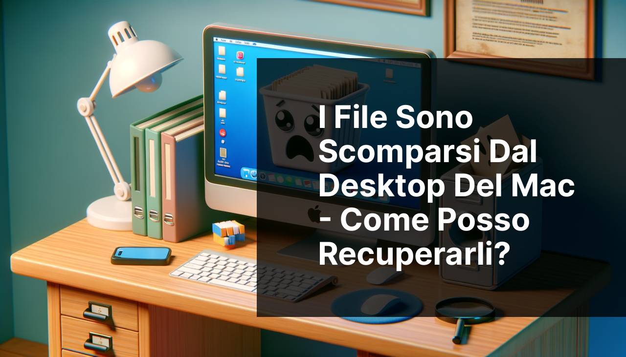 I file sono scomparsi dal desktop del Mac - Come recuperarli?