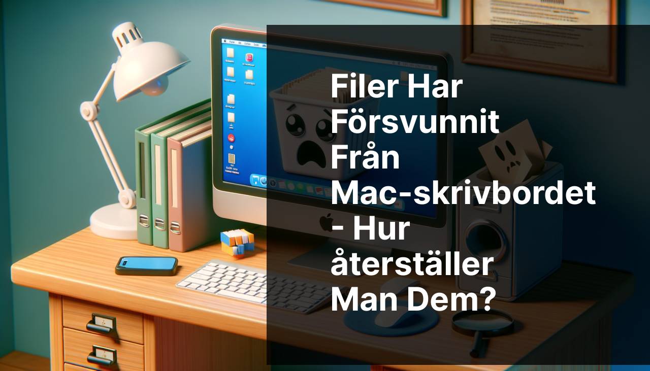 Filer försvann från Mac-skrivbordet - Hur får man tillbaka dem?