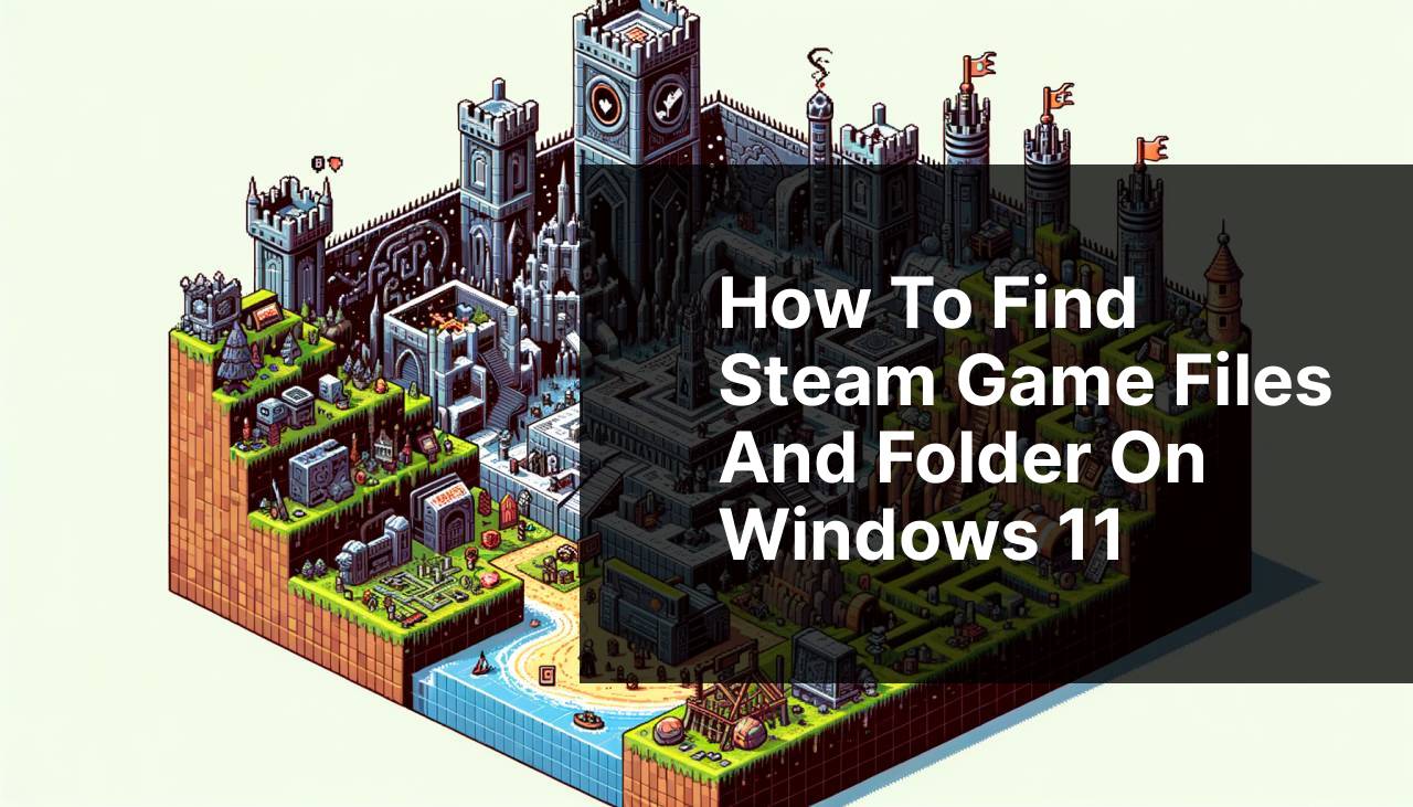How to Find Steam Game Files and Folder on Windows 11