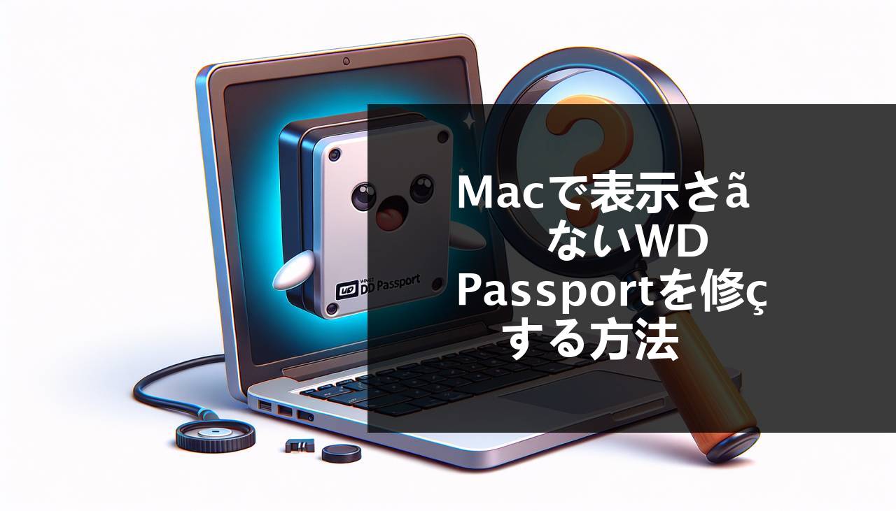 MacでWD Passportが表示されない場合の修正方法