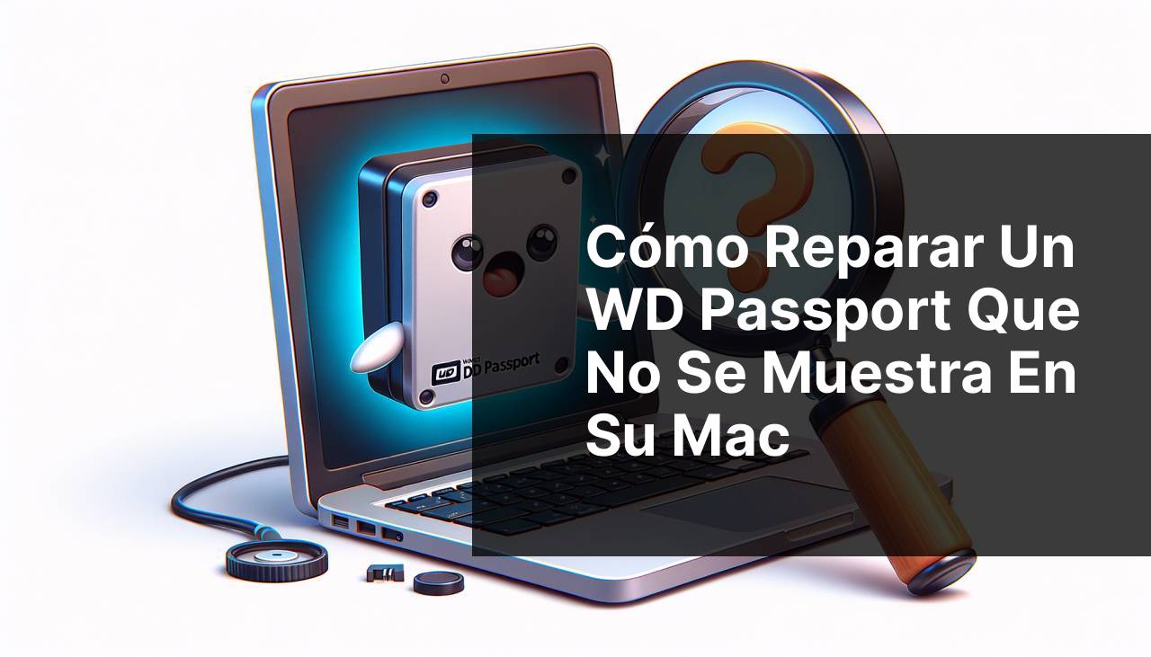 Cómo arreglar un WD Passport que no aparece en tu Mac