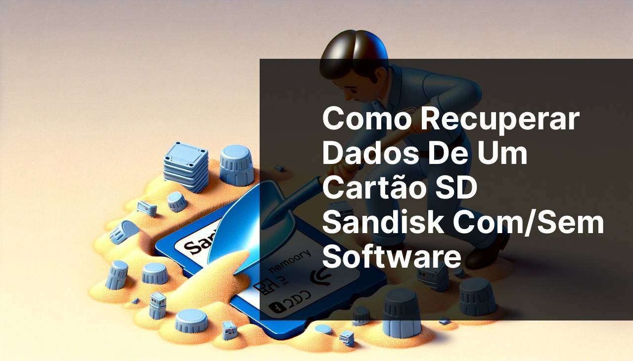 Como Recuperar Dados de um Cartão SD Sandisk com/sem Software