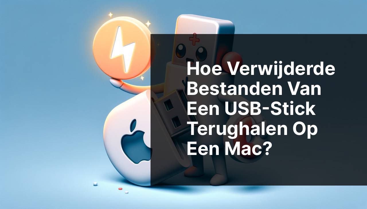 Hoe herstel je verwijderde bestanden van een USB-stick op Mac?