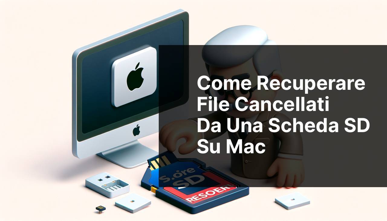 Come recuperare file cancellati da una scheda SD su Mac