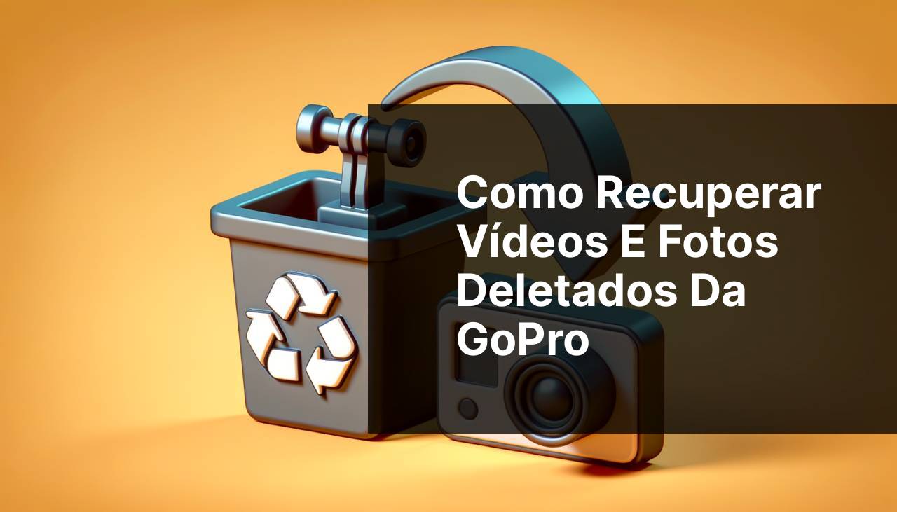 Como Recuperar Vídeos e Fotos Apagados da GoPro