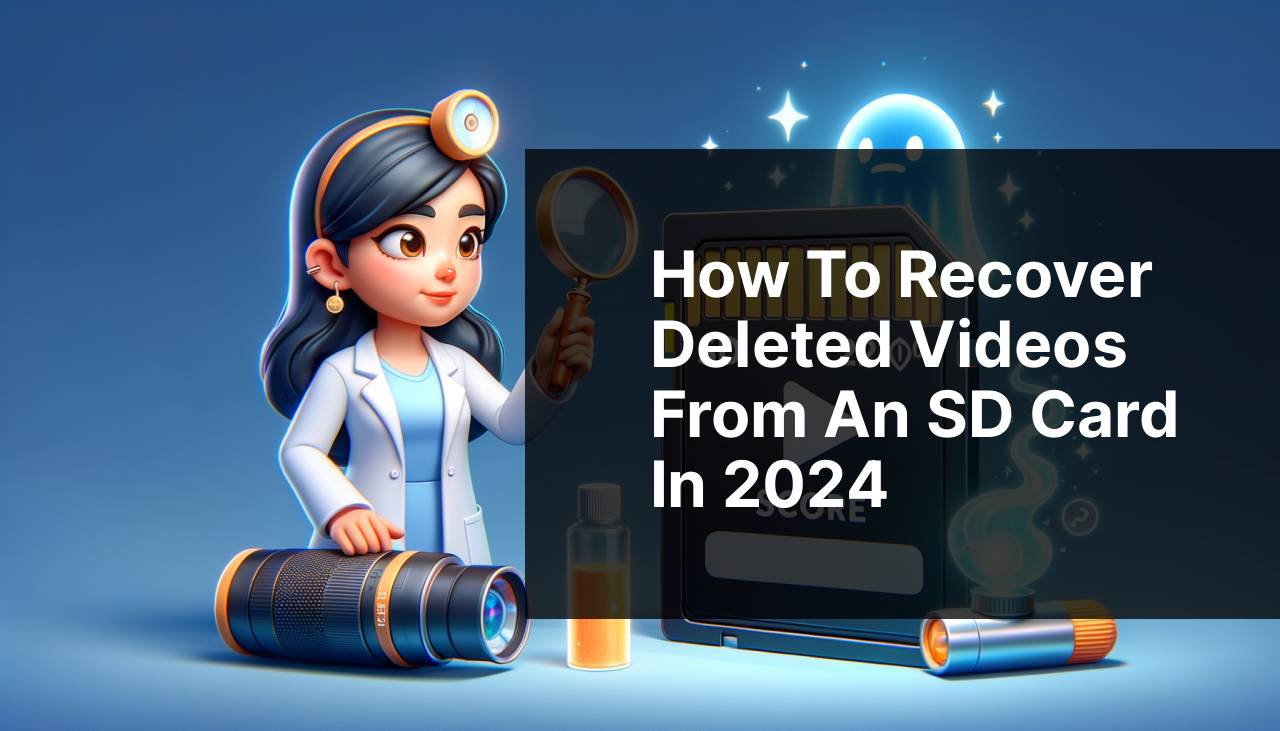 How to Recover Deleted Videos from an SD Card in 2024