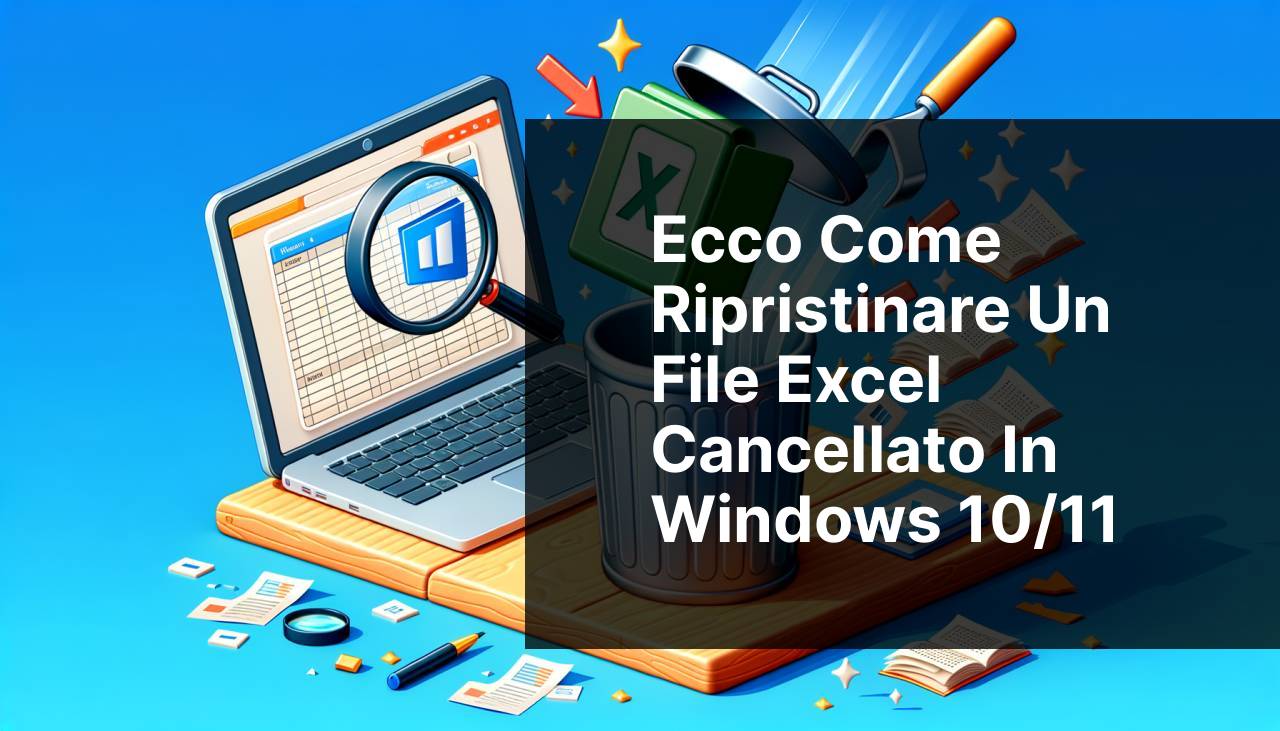 Come recuperare un file Excel cancellato su Windows 10/11