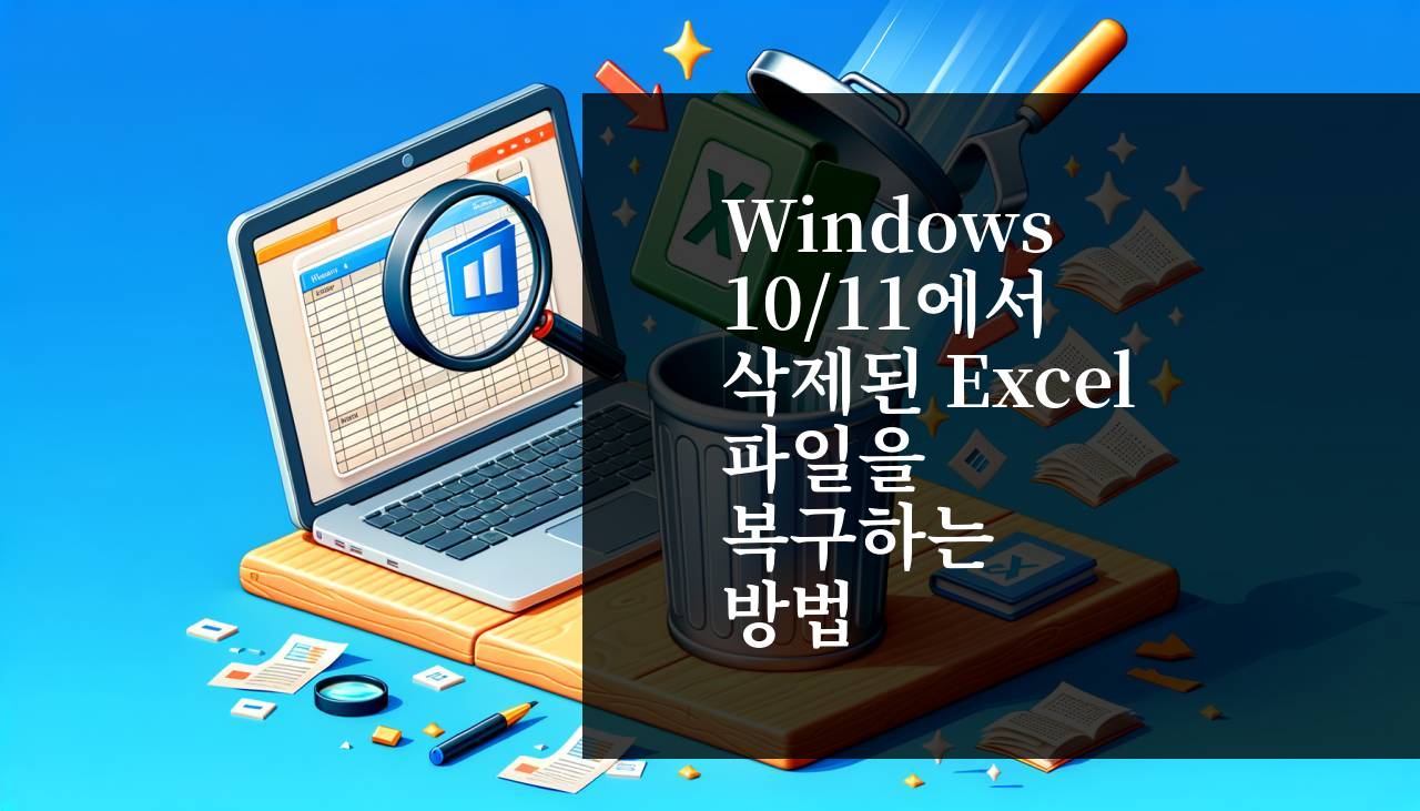 Windows 10/11에서 삭제된 엑셀 파일을 복구하는 방법