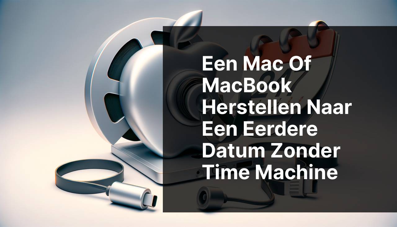 Hoe herstel je een Mac of MacBook naar een eerdere datum zonder Time Machine