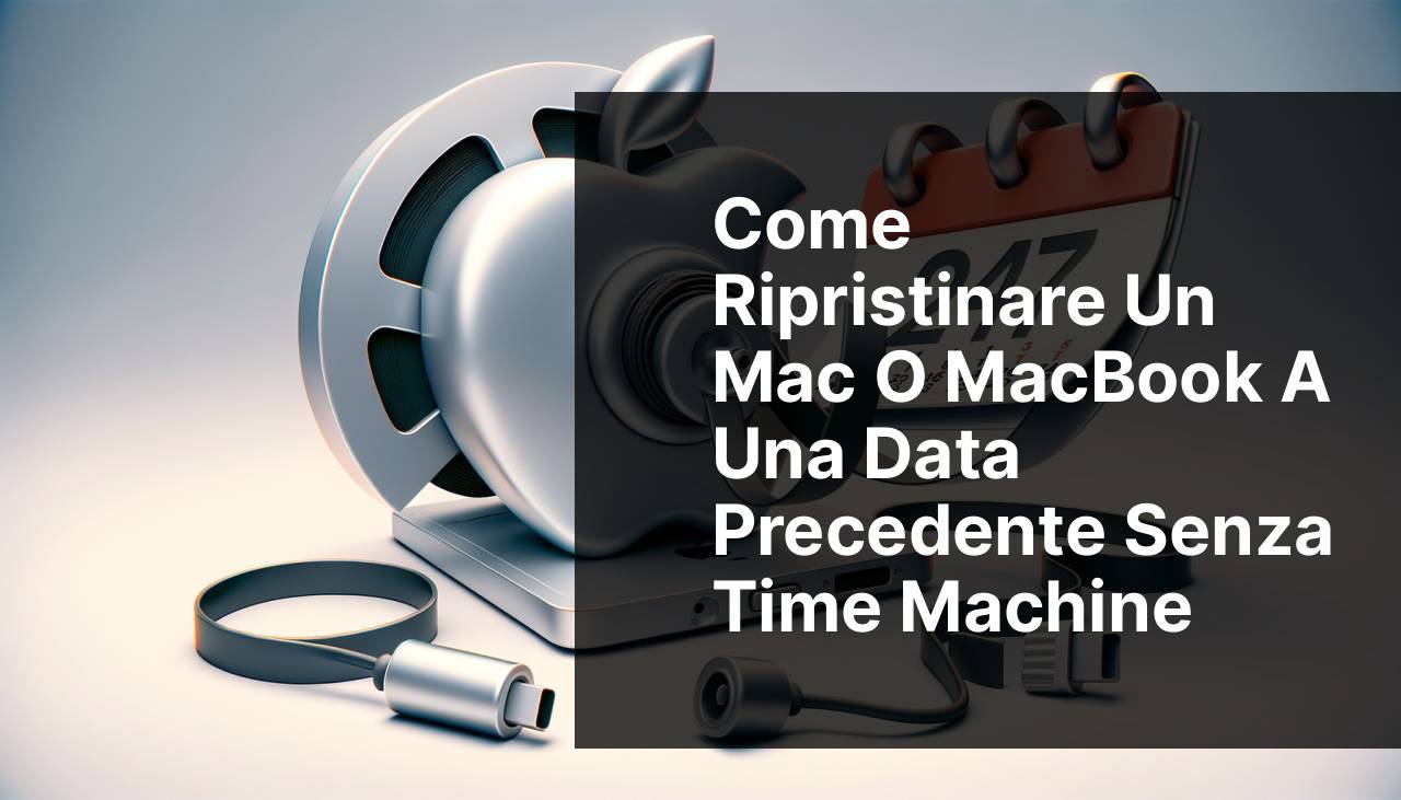 Come ripristinare Mac o MacBook a una data precedente senza Time Machine