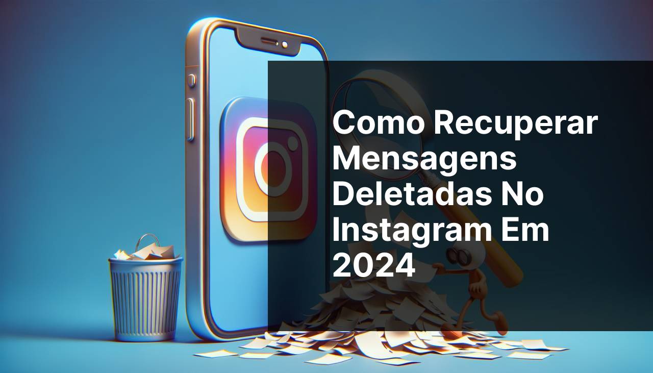 Como recuperar mensagens apagadas no Instagram em 2024