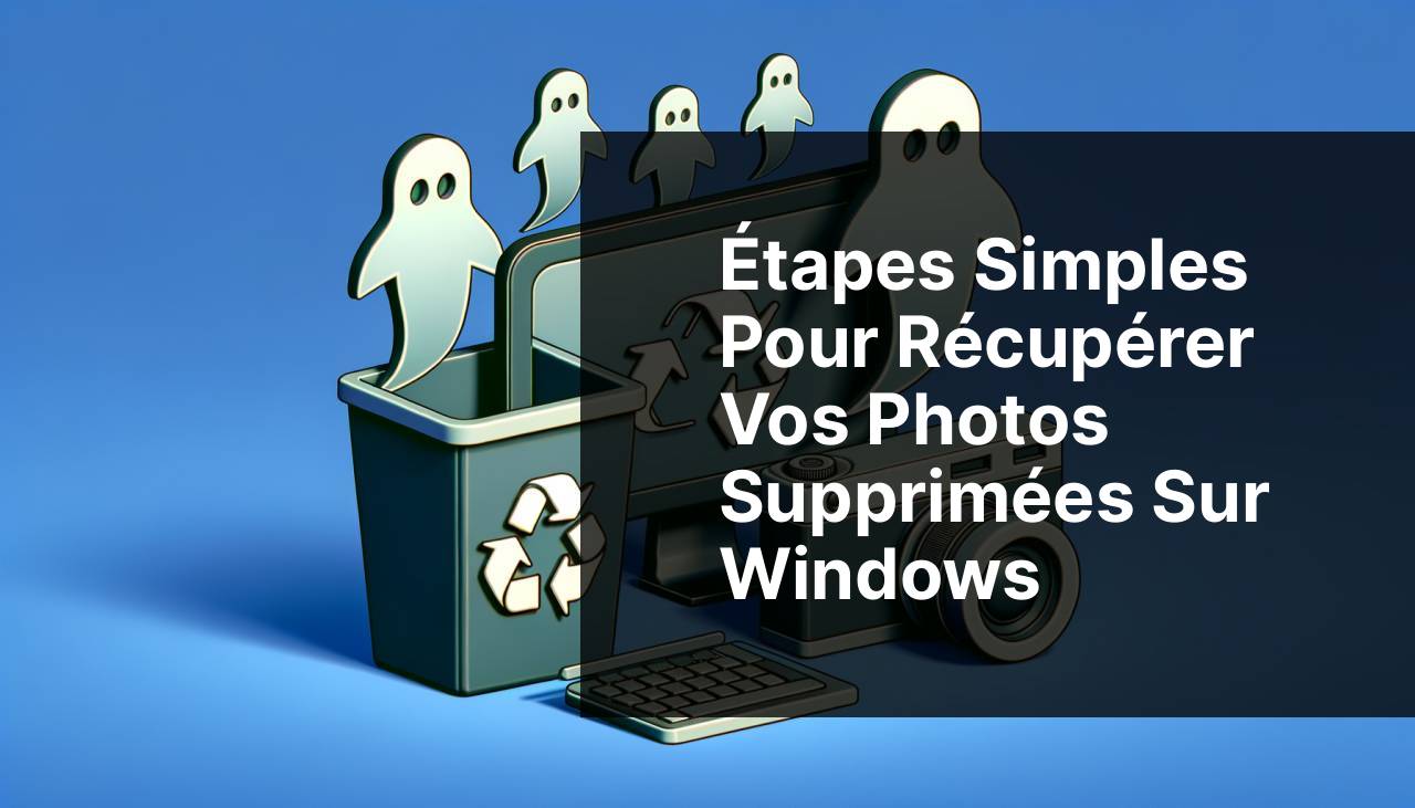 Étapes simples pour récupérer vos photos supprimées sous Windows