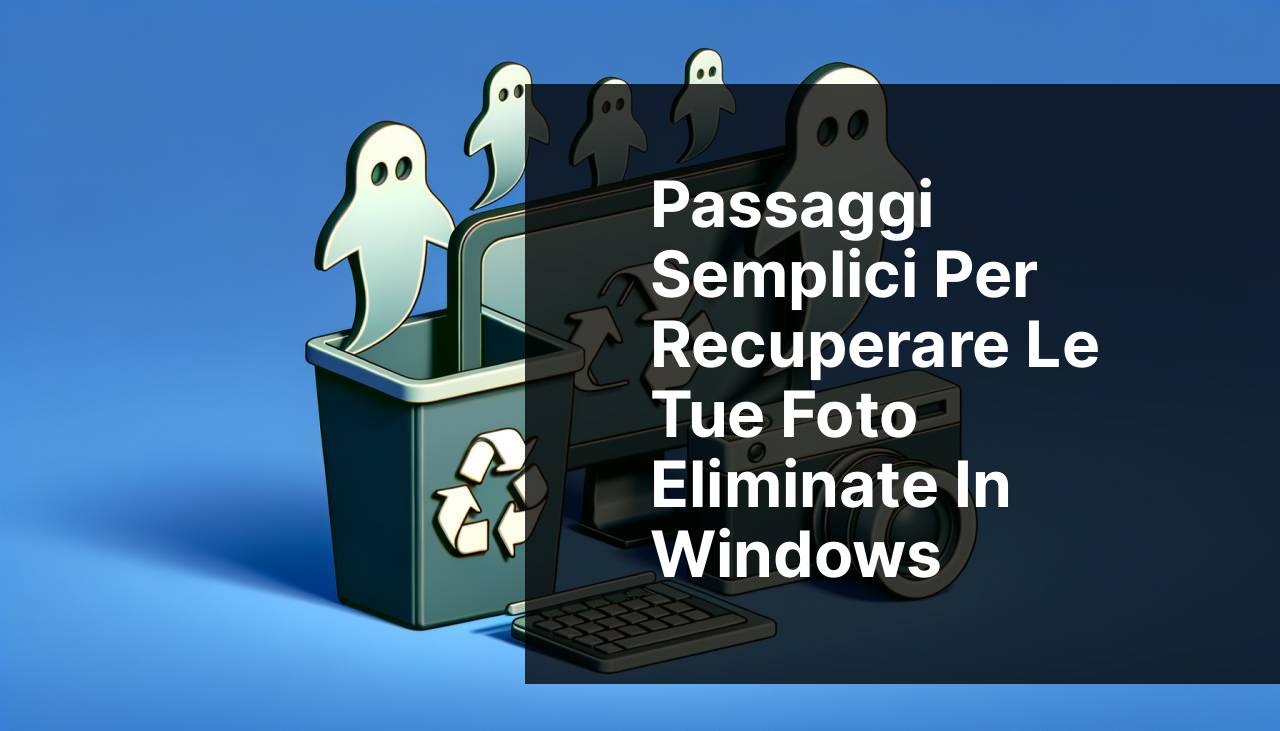 Passaggi semplici per recuperare le tue foto cancellate su Windows