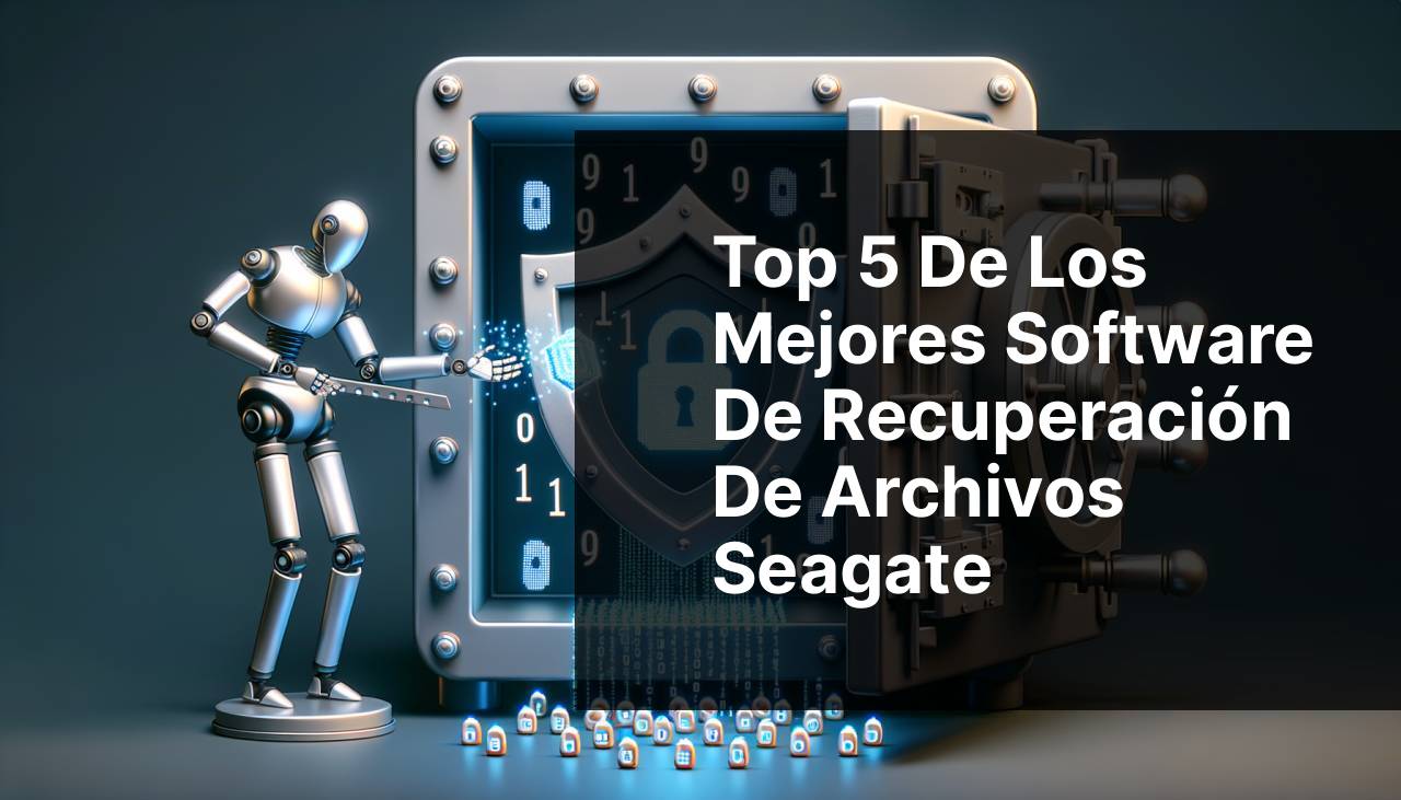Los 5 mejores software de recuperación de archivos Seagate