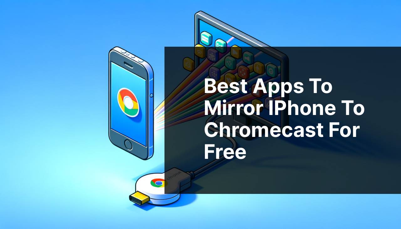 Best Apps to Mirror iPhone to Chromecast for Free