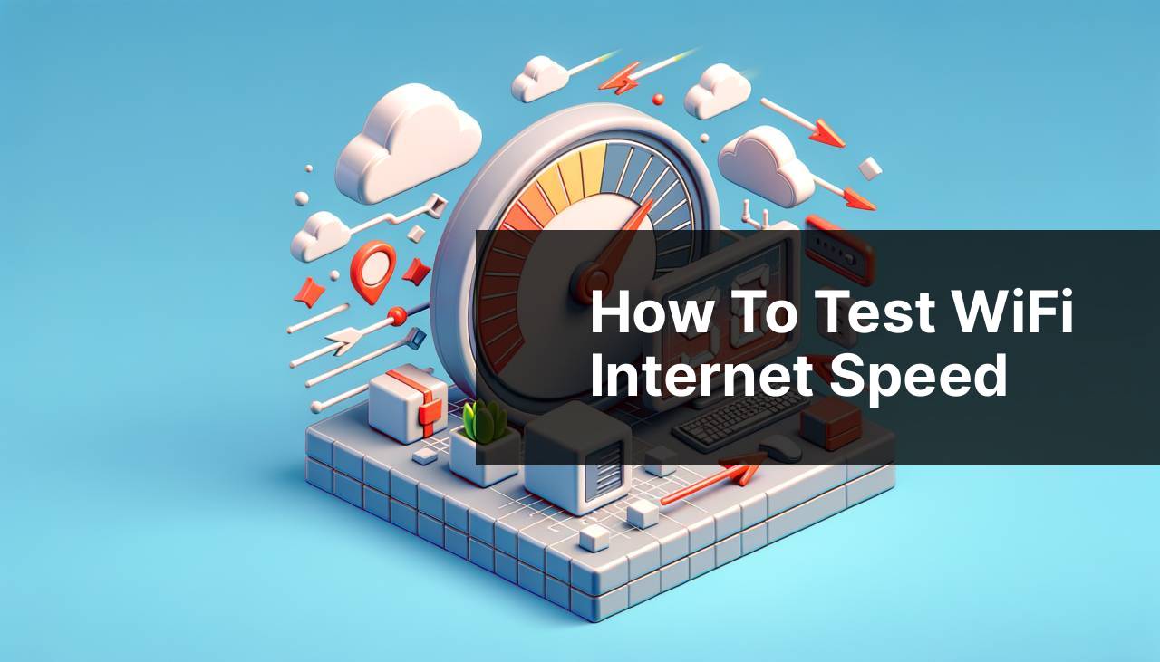How to Test WiFi Internet Speed 