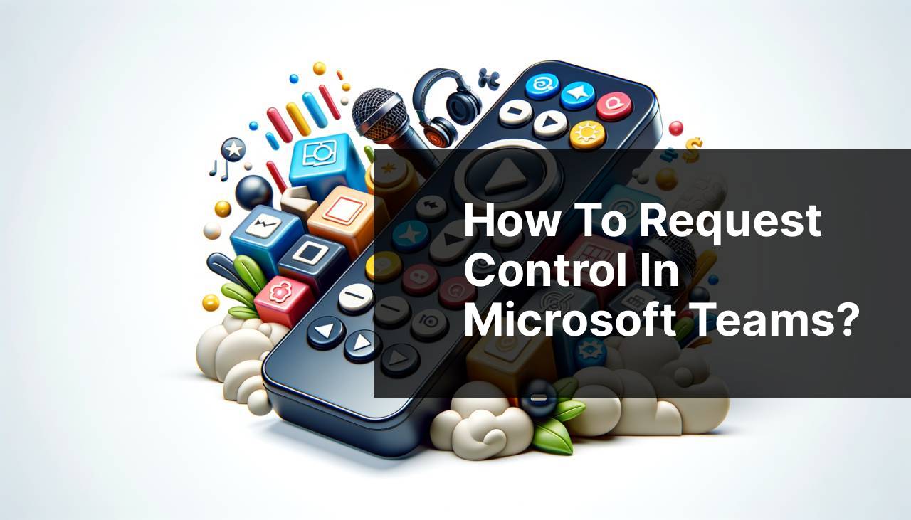How to request control in Microsoft Teams?
