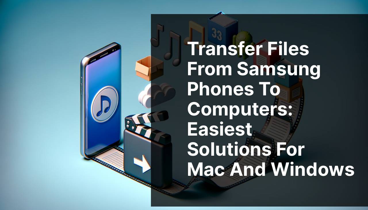 Transfer Files from Samsung Phones to Computers: Easiest Solutions for Mac and Windows