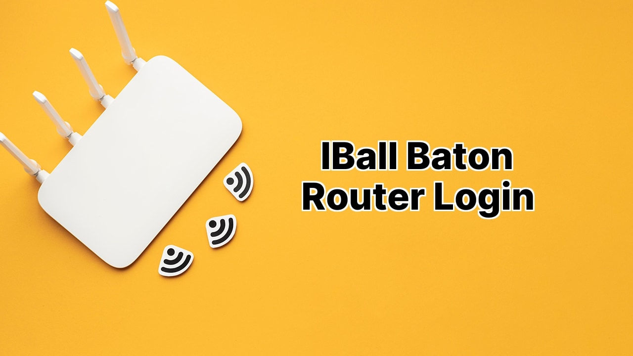 iBall Baton Router Login