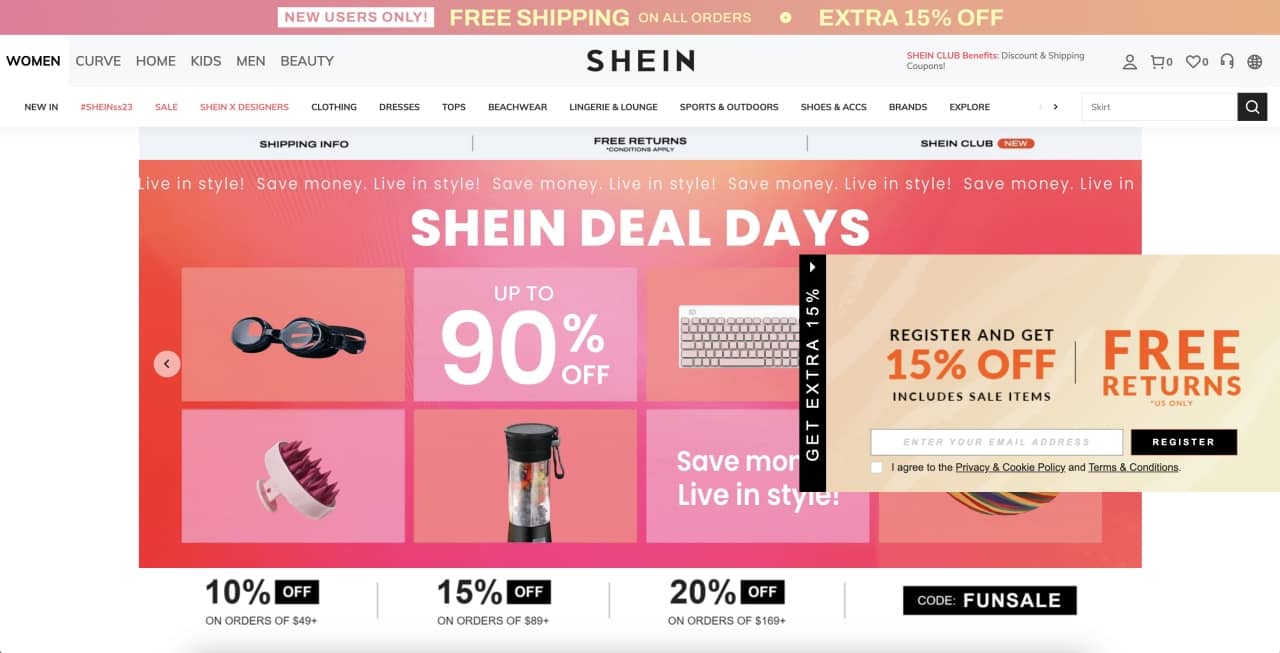 Best 8 apps like Shein in March 2024. Voted by AI & Users!